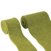 Article Ruban feutre ruban de laine vert vert mousse W7/15cm L1m/1m lot de 2
