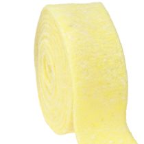 Article Ruban feutre jaune clair 7,5cm 5m