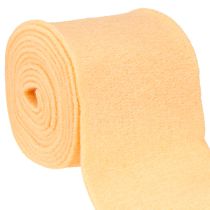 Article Ruban feutre orange clair 15cm 5m