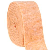 Article Ruban feutre orange 7,5cm 5m