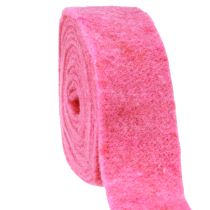 Article Ruban de feutre rose 7,5 cm 5 m