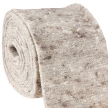 Article Ruban feutre, ruban pot gris-naturel 15cm 5m