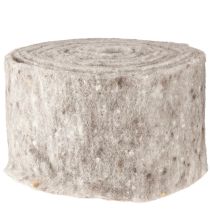 Article Ruban feutre, ruban pot gris-naturel 15cm 5m