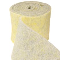 Article Ruban feutre ruban de laine ruban de pot ruban décoratif gris jaune 15cm 5m