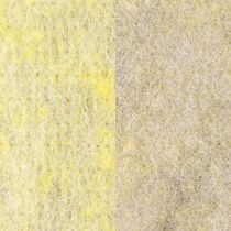 Article Ruban feutre ruban de laine ruban de pot ruban décoratif gris jaune 15cm 5m