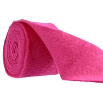 Article Ruban en feutre ruban de laine rose ruban de pot en feutre de laine tissu décoratif 15cm 5m