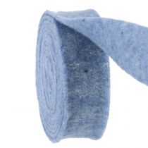 Article Ruban feutre bleu 7,5cm 5m