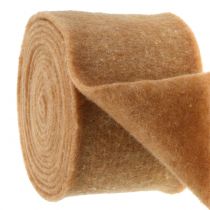 Ruban feutrine nature 15cm 5m