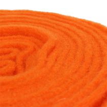 Ruban feutrine orange 15cm 5m