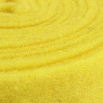 Bande de feutrine jaune 7,5 cm 5 m