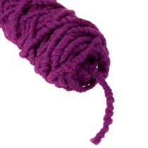 Article Cordon en laine duveteuse Mirabell violet 25 m, ruban décoratif pour l'art floral et les loisirs créatifs.