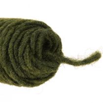 Article Cordon en feutre cordon vintage pour bricolage fil de mèche vert 55m