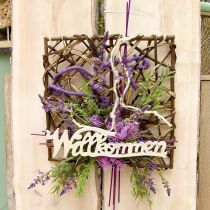 Article Cordon feutre polaire Mirabell 25m violet