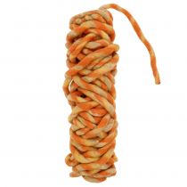 Ficelle de feutrine 25 m orange, jaune, brune
