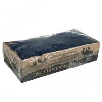 Article Mousse déco bleu mousse sèche pour artisanat coloré 500g