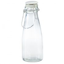 Article Décoration de bouteille bouteille en verre avec bouchon Ø8cm 24cm