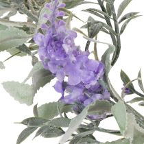 Article Guirlande de lilas artificielle, décoration printanière pour occasions spéciales et motifs saisonniers, 145 cm, lot de 2