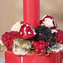 Article Lot de Mini Champignons Décoratifs en Fil Métallique – Rouge et Blanc – 72 Pièces
