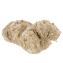 Article Laine de mouton naturelle beige en vrac 250g pour loisirs créatifs et décoration