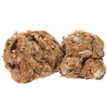 Article Laine de mouton brun chiné en vrac pour travaux manuels, 250 g