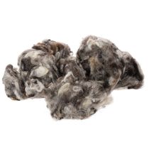 Article Laine de mouton décorative naturelle, gris chiné, 250 g
