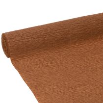 Article Rouleau de papier crépon marron pour fleuristes 50 cm x 2,5 m