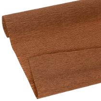 Article Rouleau de papier crépon marron pour fleuristes 50 cm x 2,5 m