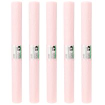 Article Papier crépon pour fleuriste, rose, 50 × 250 cm, lot de 5
