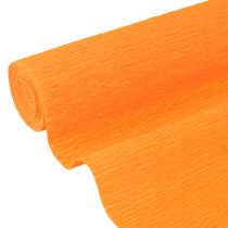 Article Papier crêpe fleuriste orange clair 50x250cm
