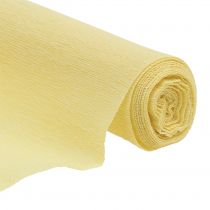 Article Papier crêpe fleuriste jaune pastel 50x250cm
