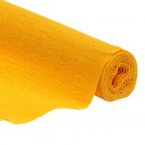 Papier crêpe fleuriste jaune soleil 50x250cm