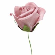 Article Rose en mousse Ø10cm vieux rose 8 pcs