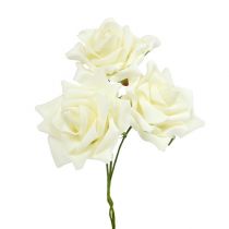 Article Mousse Rose Ø 10cm crème 8 pcs