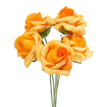 Mousse rose Ø 3.5cm abricot 48p