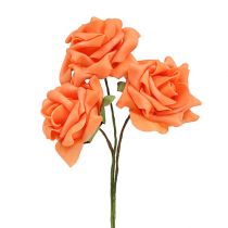 Rose mousse Ø7.5cm orange 18p