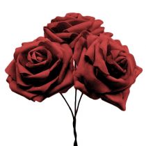 Article Mousse rose rouge Ø10cm 8 pcs