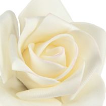 Article Roses en mousse Vanille Roses artificielles Ø6cm 27 pcs