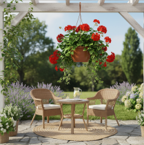 Article Panier suspendu Ø25cm terre cuite