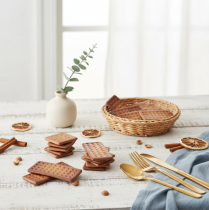 Article Biscuits décoratifs, aliments artificiels, 24 pièces, 9 x 4 cm, décoration de table, décoration de vitrine, décoration événementielle, accessoires photo