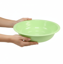Article Coupe décorative en métal vert clair Ø29cm