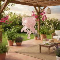 Article Carillon éolien décoratif à suspendre pour salon et jardin, 70 cm