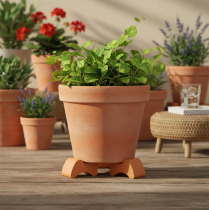 Article Pieds pour pots de fleurs, entretoises pour pots de fleurs, 7 cm, lot de 3