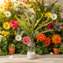 Article Branche de fougère artificielle verte 45 cm pour décoration intérieure