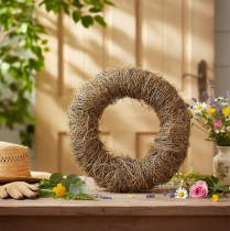 Article Couronne en Matériau Naturel 35 cm - Base pour Décorations Créatives