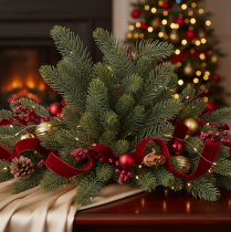 Article Branche de sapin artificielle 50 cm – Lot de 3