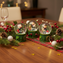 Article Boules à neige décoratives avec figurine de ramoneur 4 cm 3 pièces