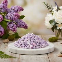 Article Galets décoratifs en pierre naturelle lilas 9-13 mm – 2 kg