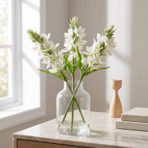 Article Fleur Artificielle Sterne de Bethléem Blanche 50 cm