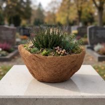 Article Coupe ronde en fibres de coco naturelle 30 cm