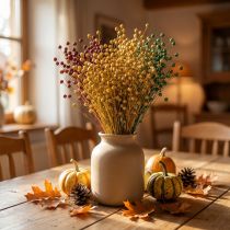 Article Fleurs séchées en flachs pour décoration, 50 cm, plusieurs couleurs
